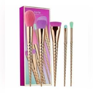 Tarte Make Believe In Yourself Magic Wands Brush Set Unicorn Brand New In Box
